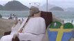 Latin America's first pope heads to restive Brazil