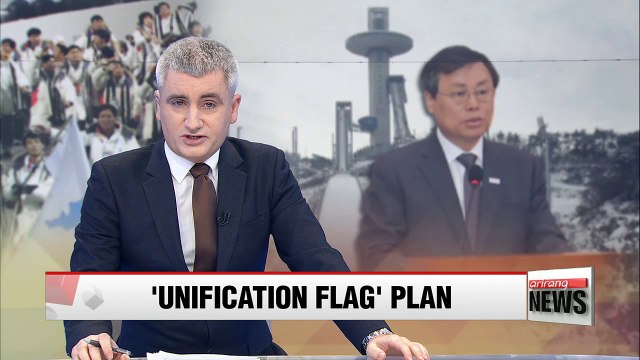Athletes of two Koreas could march together behind 'unification flag' if two sides agree: minister