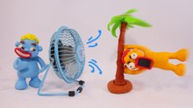 Oba And Trup Cartoon-Episode 1- A Big Electric Fan- Play Doh Stop Motion Videos