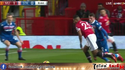 พรีเมียร์ลีก-แมนเชสเตอร์ ยูไนเต็ด พบ สโต๊ค ซิตี้ 3 - 0