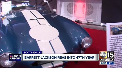 Annual Barrett-Jackson revs into 47th year in the Valley
