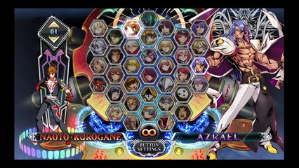 BlazBlue Central Fiction 2.0 Vs CPU Azrael Gameplay 1