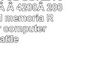 2 GB 2 x 1 GB DDR2 533 MHz PC2  4200 200pin SODIMM memoria RAM KIT per computer