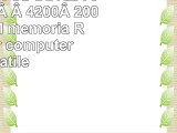 4 GB 2 x 2 Gb DDR2 533 MHz PC2  4200 200pin SODIMM memoria RAM KIT per computer
