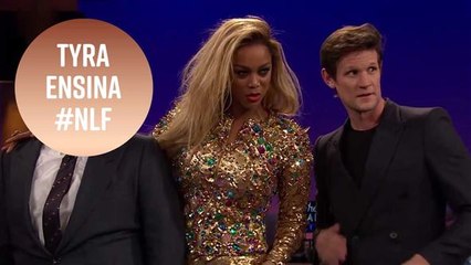 Tyra Banks ensina truque de modelo