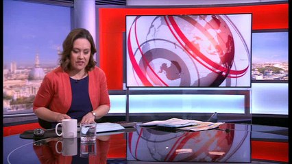 Car flies across road and smashes into the top floor of a building