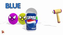 Learn Colors with Surprise Eggs Real Food Mcdonalds for Children