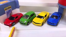 Best Kids Learning Colors Cars Trucks for Toddlers #1 Fun Hot Wheels Tomica Cars Parking