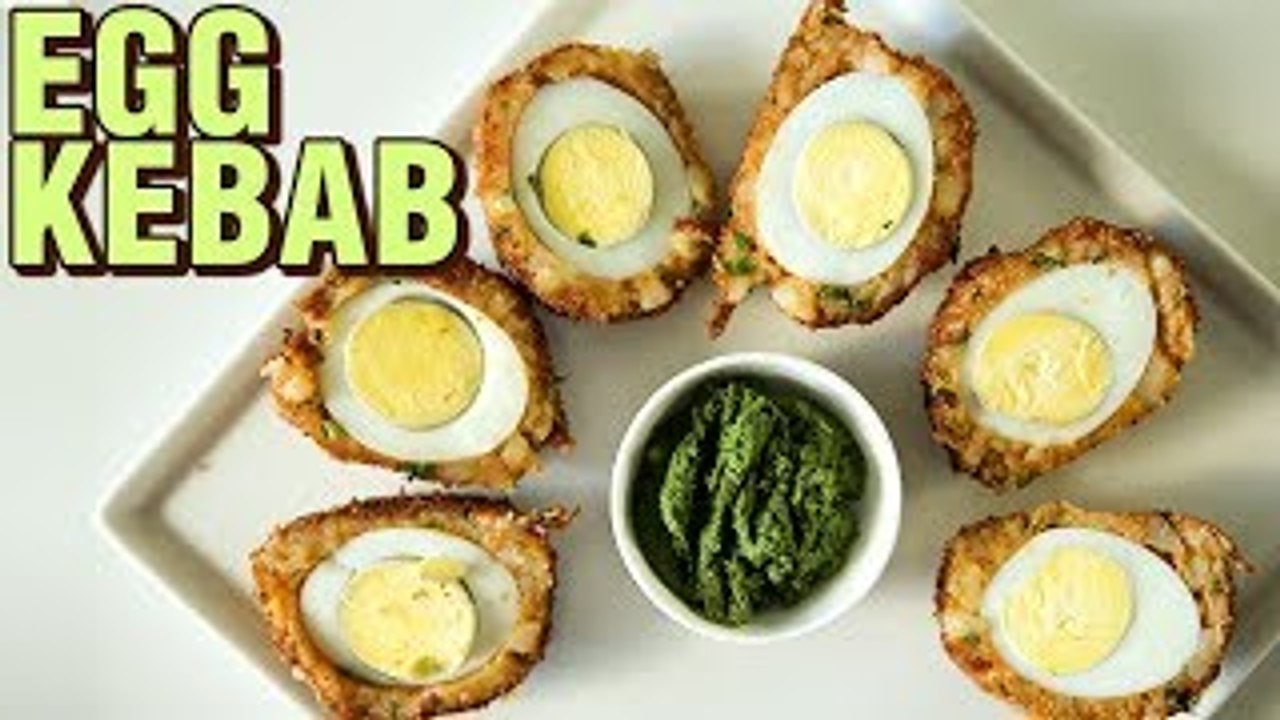 Egg Kebab Recipe | Easy Potato Egg Snack | How To Make Egg Kebabs | Egg Recipe | Smita Deo