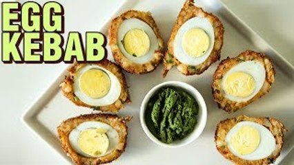 Egg Kebab Recipe | Easy Potato Egg Snack | How To Make Egg Kebabs | Egg Recipe | Smita Deo