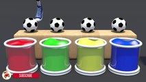 Learn Colors With  Surprise Eggs Soccer Balls - Soccer Ball Pit Show Nurse