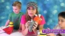 RABBIDS SUPERMAN MINION BLASTER! Nickelodeon Toy Review   Play HobbyKids on Hob