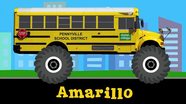 Aprendan con Vehículos Monstruosos Para Niños - Aprendan Camiones Monstruos, Ca