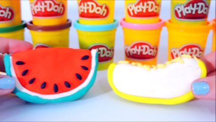 Pig George da Família Peppa Pig FRUTINHAS MELANCIA E MELÃO Massinha de Modelar Play-Doh!!!