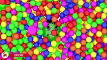 Learn Colors With BALL PIT SHOW for Children - Giant Surprise Eggs Balls f