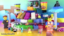Colors with Lego Play-Doh Surprise Eggs! Duplo Mold Handmade - Learning Fun Hobb