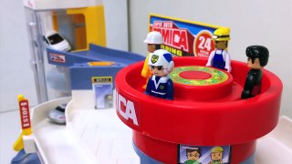 Best Kids Learning Colors Cars Trucks for Toddlers #1 Fun Hot Wheels Tomica Cars Parking Garage