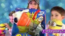 RABBIDS SUPERMAN MINION BLASTER! Nickelodeon Toy Review   Play HobbyKids on HobbyBabyTV-ZqXgJ8SV