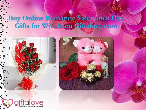 Buy Online Romantic Valentines Day Gifts for Wife from Giftalove.com