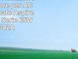 LEICKE AC Adattatore Alimentatore per ACER Travelmate Aspire e Extensa Serie 65W 19V 342A