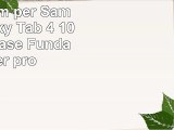 Bianco Custodia Pelle Ultra Slim per Samsung Galaxy Tab 4 101 pollici  Case Funda Cover