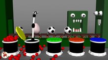 Learn Colors With Surprise Eggs Soccer Balls for Children- Colors Balls and Mo