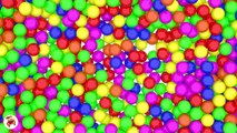 Learn Colors With BALL PIT SHOW for Children - Giant Surprise Eggs Balls for Kids-4ebtNCNlX
