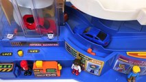 Best Kids Learning Colors Cars Trucks for Toddlers #1 Fun Hot Wheels Tomica Cars Parking Garage-3