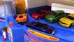 Best Kids Learning Colors Cars Trucks for Toddlers #1 Fun Hot Wheels Tomica Cars Parking Garage-