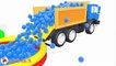 Learn Colors With Baby Surprise Eggs Ball Pit Show - Truck Jump Street Vehicles for