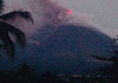 Smoke Rises From Mayon Volcano Amid Latest Eruptions