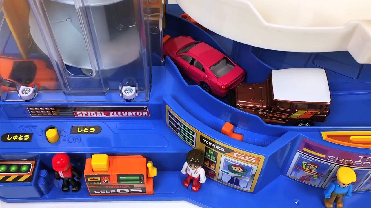 Best Kids Learning Colors Cars Trucks for Toddlers #1 Fun Hot Wheels Tomica Cars Parking Garage
