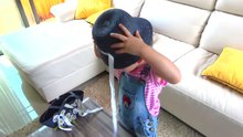 Funny Baby Driving Parents Car and go to