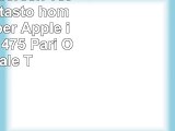 Kit touch screen vetro colle e tasto home bianco per Apple iPad Air A1475 Pari Originale