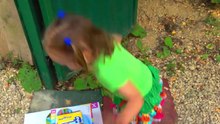 Funny Baby playing with Watermelon in pool _ Johny Johny Yes Papa