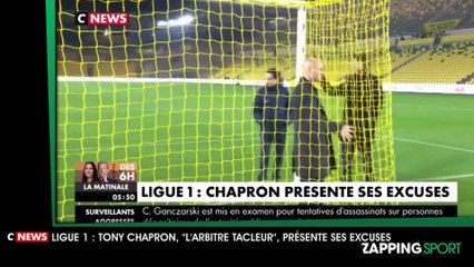 Zap Sport - 16 janvier : Tony Chapron présente ses excuses (vidéo)