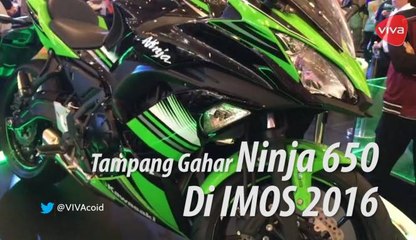 Tampang Gahar Ninja 650 di IMOS 2016