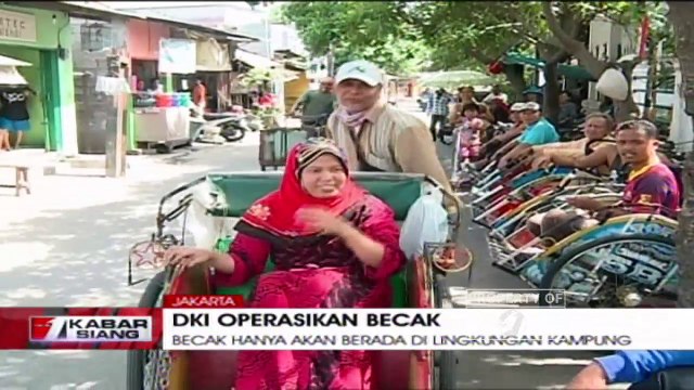 Anies Baswedan Berwacana Menghidupkan Kembali Transportasi Becak