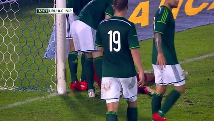 Epic double-save by Roy Carroll