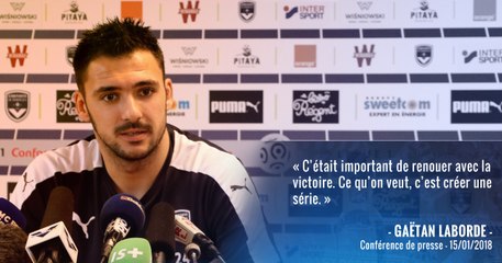 Les mots de Gaëtan Laborde avant la réception de Caen