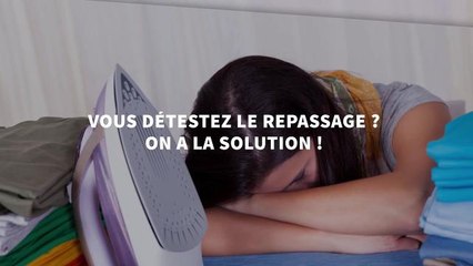 Vous n'aimez pas repasser ? Ce robot est pour vous !