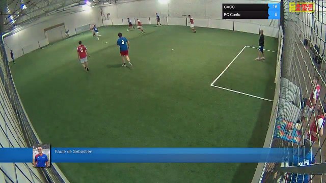 Faute de Sébastien - CACC Vs FC Confo - 15/01/18 20:00 - LIGUE 4 - Poitiers Game Parc