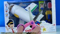 Brinquedo Caillou Avião e Adesivos - Caillou Travel Jet airplane play set Brinquedo Eletrônico