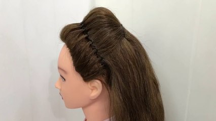 Beautiful Puff Hairstyle   Easy Hairstyles