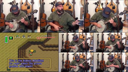 Zelda A Link to the Past music - Darkworld BANJO cover