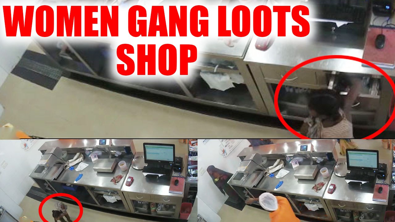 Bengaluru : Women Gang robs Meat Shop of 20,000 - Watch Video | OneIndia News