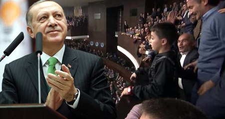 Erdoğan'ın "Geleceğin Siyasetçisi" Dediği Çocuk, Şiiriyle AK Parti Grubunu Coşturdu