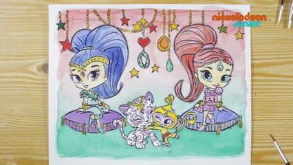 1, 2, 3… Coloriage ! | Dans le salon | NICKELODEON JUNIOR