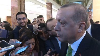Cumhurbaşkanı Recep Tayyip Erdoğan: "(Afrin Operasyonu) Biz Onları Topraklarına Sahip Çıkmaları...