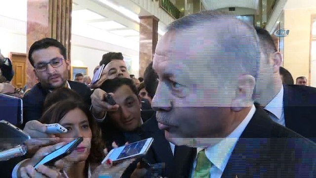 Cumhurbaşkanı Recep Tayyip Erdoğan: ' Biz onları topraklarına sahip çıkmaları için kardeşlerimize orada yardımcı oluyoruz. Biz bugün onlara yardımcı olmazsak, yarın orada bizim için tehdit kuşağı olacak'